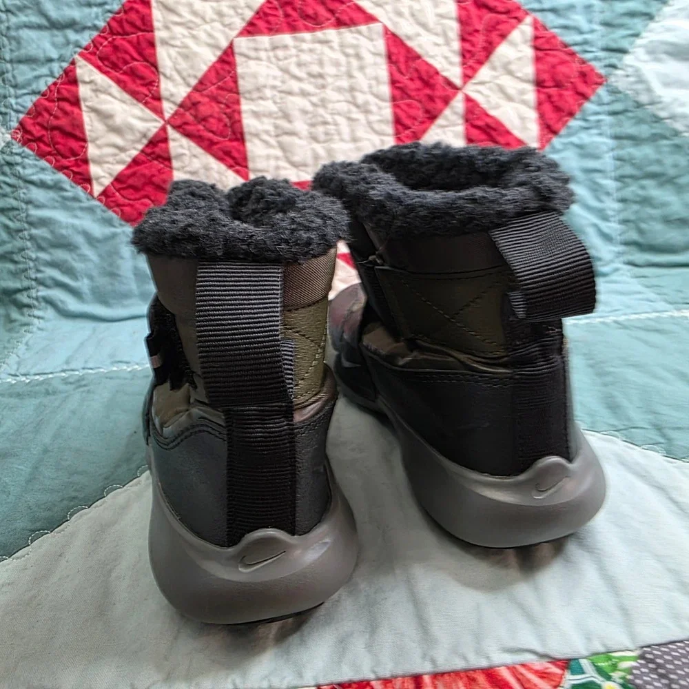 Nike Kids Flex Advance Olive Black Grey Green Winter Boots